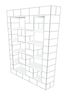 Shelves - 5 x 1 x 6 Ft