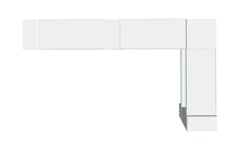 Load image into Gallery viewer, Shelving - 2 Level Corner Unit w/Thin Columns - 6 Ft 6 In x 3 Ft 6 In x 2 Ft 6 In