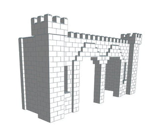 Castle - Double Door - 20 x 6 x 10 Ft