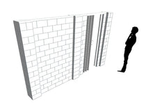 Load image into Gallery viewer, EverBlock Wall Kit - W/ Door - 12&#39; x 7&#39;
