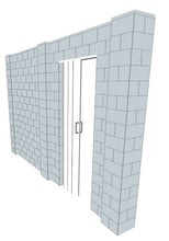 Load image into Gallery viewer, Simple Wall - W/ Door - 13 x 8 Ft