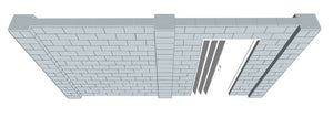 Simple Wall - W/ Door - 15 x 8 Ft