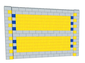 Mosaic Wall - DIY Logo - 12 x 1 x 8 Ft