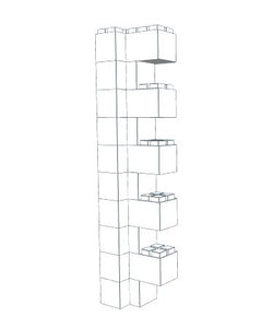 5ft H 1.52M WALL MIDDLE  JOINING COLUMN