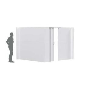 EverPanel 8'3" x 8'6" x 7' L-Shaped Wall Kit + door