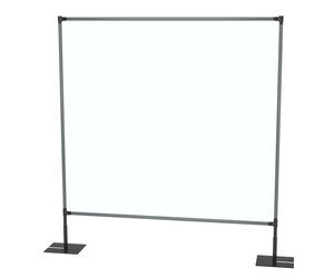 ClearView Portable Freestanding Partiton