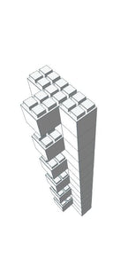 6ft H 1.82M WALL MIDDLE  JOINING COLUMN