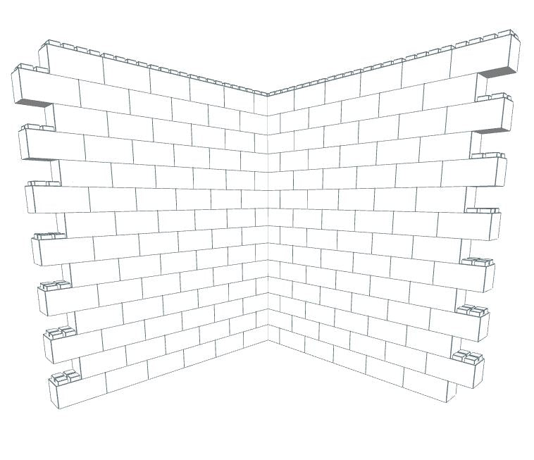 7ft H 2.13M x 2M Wide CORNER WALL SECTION