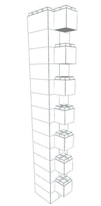 7ft H 2.13M WALL MIDDLE  JOINING COLUMN