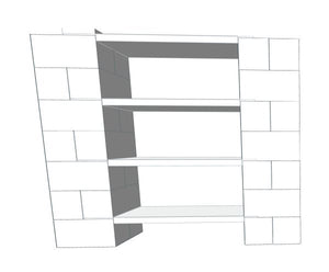 Shelving - Corner Shelves Thick 1-2 x4