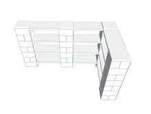 Load image into Gallery viewer, Shelving - Corner Shelves Thick 1-2 x4