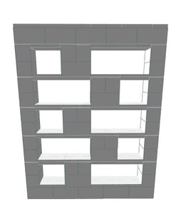 Shelves - 5 x 1 x 6 Ft