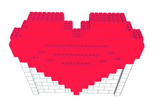 Load image into Gallery viewer, Mosaic Model - Heart - 8 Ft 6 In x 2 Ft 6 In x 7 Ft