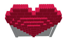 Load image into Gallery viewer, Mosaic Model - Heart - 8 Ft 6 In x 2 Ft 6 In x 7 Ft
