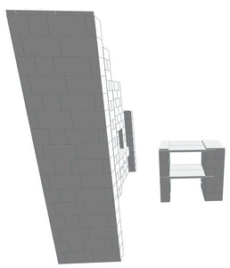 Booth - Detailed W/ Table - 10 x 8 Ft