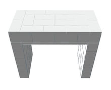 Load image into Gallery viewer, Table - Side Console style - 4 Ft X 1 Ft 6 In x 3 Ft 1 In