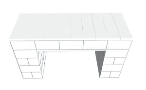 Desk / Table - 5 x 2 x 3 Ft 1 In