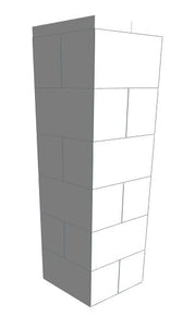 Plinth / Display Pedestal - 1 x 1 x 3 Ft 1 In