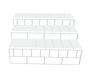 Display - Step Unit - 4 Ft x 3 Ft x 2 Ft 1 In