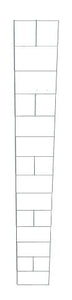 Shelving - 5 Level Shelves - 2 x 1 x 7 Ft 1 In
