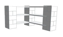 Load image into Gallery viewer, Shelving - 3 Level Corner Shelving Kit A/Thick Columns