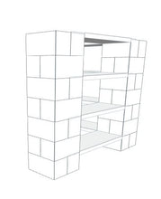 Load image into Gallery viewer, Shelving - 4 Level Corner Shelving Kit A/Thick Columns