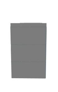 Shelving - 2 Level, Double Shelf, 72"W Kit - Low version