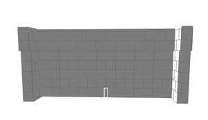 Bar - U-Shaped W/ 2 layer cantilever - 8 Ft