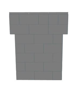 Bar - U-Shaped W/ 2 Layer Cantilever - 6 Ft
