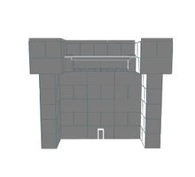 Load image into Gallery viewer, Bar - U-Shaped W/ 2 layer cantilever &amp; shelves - 4 Ft