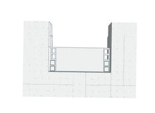 Load image into Gallery viewer, Bar - U-Shaped W/ 2 layer cantilever, shelves, Kickplate - 4 Ft 7 In