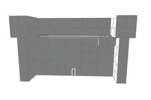 Load image into Gallery viewer, Bar - U-Shaped W/ 2 layer cantilever &amp; shelves - 6 Ft