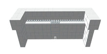 Load image into Gallery viewer, Bar - U-Shaped W/ 2 layer Cantilever, Shelves &amp; Kickplate - 8 Ft 6 In