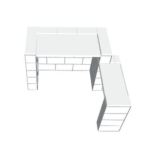 Desk - "Simplicity" Desk Kit w/return