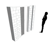 Load image into Gallery viewer, EverBlock Wall Kit - 8&#39; X 7&#39; W Door