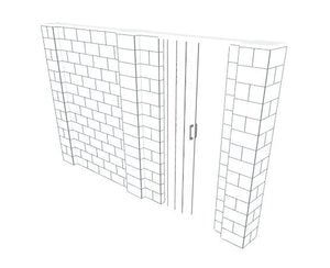 EverBlock Wall Kit - W/ Door - 12' x 7'