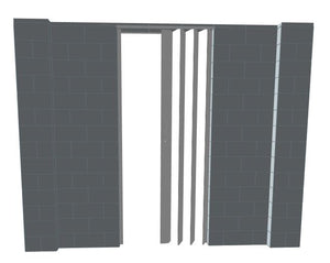 EverBlock Wall Kit - W/ Door - 9' X 7'