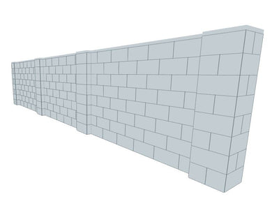 Partition Wall - 20 x 4 Ft
