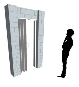 Simple Wall - W/ Door - 5 x 8 Ft