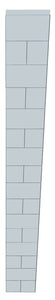 Simple Wall - W/ Door - 6 x 8 Ft