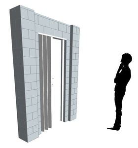 Simple Wall - W/ Door - 6 x 8 Ft