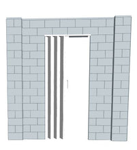 Load image into Gallery viewer, Simple Wall - W/ Door - 8 x 8 Ft