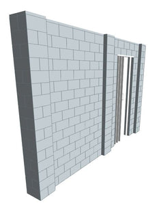 Simple Wall - W/ Door - 13 x 8 Ft