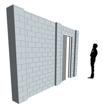 Load image into Gallery viewer, Simple Wall - W/ Door - 13 x 8 Ft