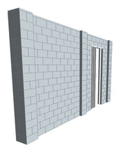 Load image into Gallery viewer, Simple Wall - W/ Door - 15 x 8 Ft