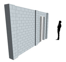 Load image into Gallery viewer, Simple Wall - W/ Door - 15 x 8 Ft