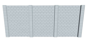 Simple Wall - 25 x 10 Ft