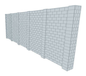 Simple Wall - 30 x 10 Ft