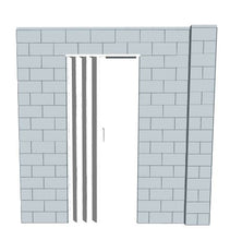 Load image into Gallery viewer, L Shaped Wall - W/ Door - 8 x 10 x 8 Ft