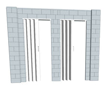 Load image into Gallery viewer, T Shaped Wall - W/ Door - 10 x 4 x 8 Ft